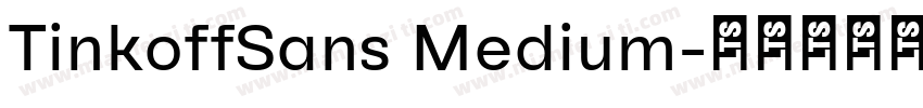 TinkoffSans Medium字体转换